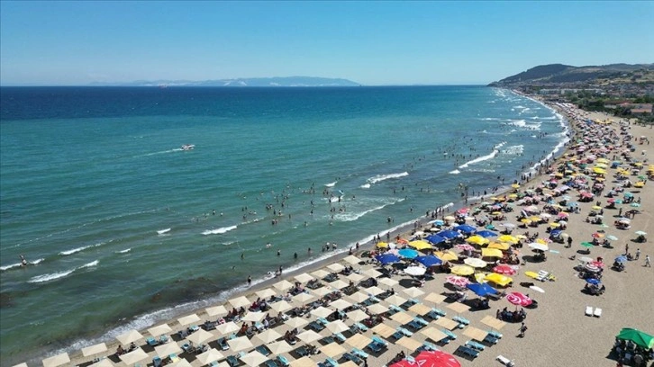 Trakya'da sahillerde bayramın son gününde yoğunluk yaşandı