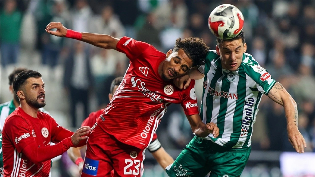 Konyaspor- Antalyaspor maçından gol sesi çıkmadı