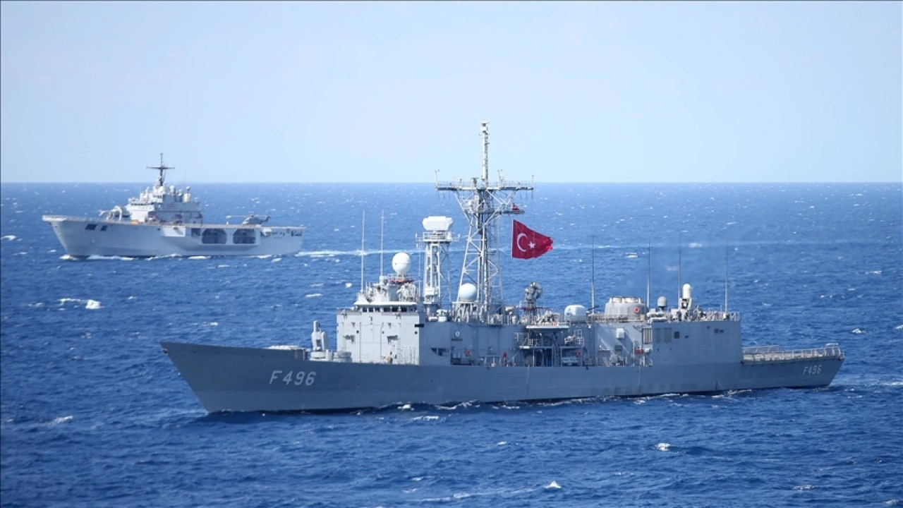 Türk Deniz Kuvvetleri'nin Anadolu Görev Grubu "Neptune Strike 25.3" tatbikatına katıl