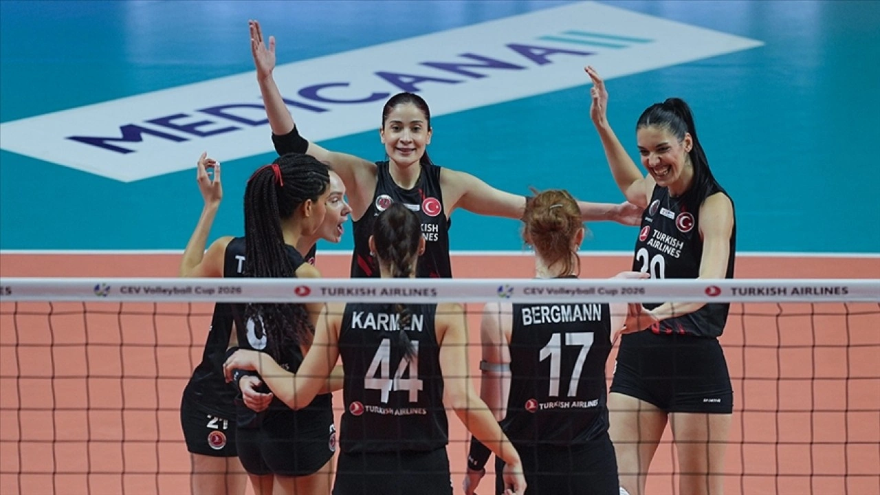 T&uuml;rk Hava Yolları Kadın Voleybol Takımı, CEV Kupası'nda yarın Allianz MTV ile karşılaşacak