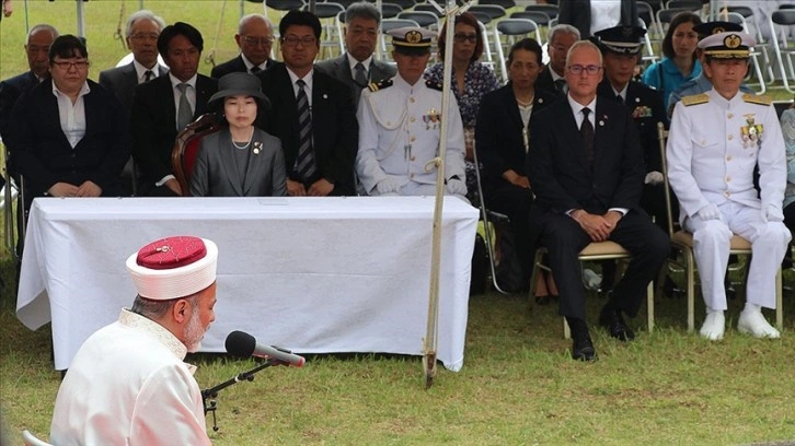 Türk-Japon ilişkilerinin 100. yılında Kuşimoto'da 'Ertuğrul Fırkateyni' şehitleri dualarla anıldı