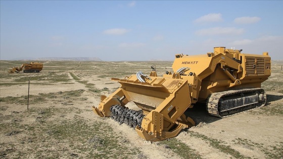 Türk üretimi mayın temizleme aracı MEMATT Azerbaycan'da tüm testleri geçti