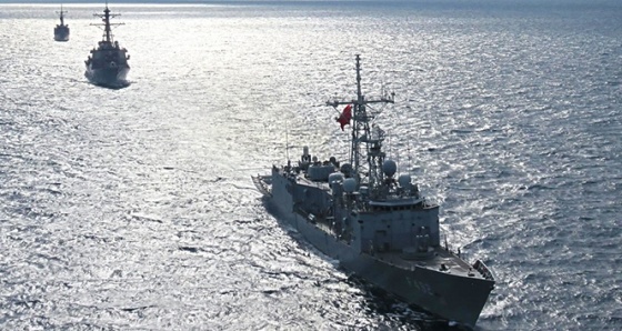 Türk ve ABD donanması Doğu Akdeniz'de eğitim yaptı