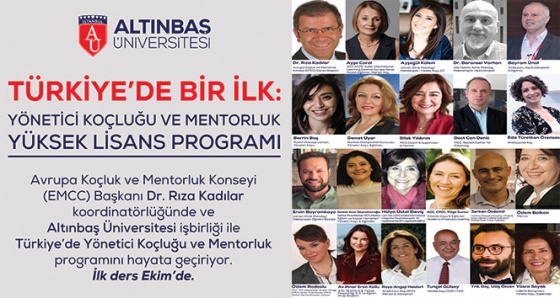 Türkiye'de "Koçluk" alanında ilk yüksek lisans programı açıldı