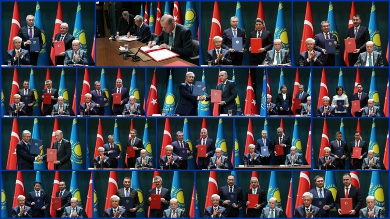 Türkiye ile Kazakistan arasında 20 anlaşma imzalandı