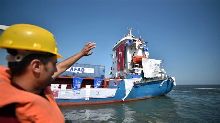 "Türkiye-Katar Gazze İyilik Gemisi" bugün Mersin'den uğurlanacak