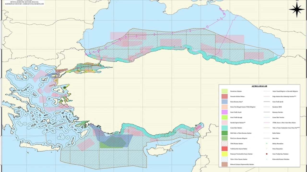 Türkiye'nin ulusal Deniz Planlama Haritasına yeni "Deniz Koruma Alanları" eklendi