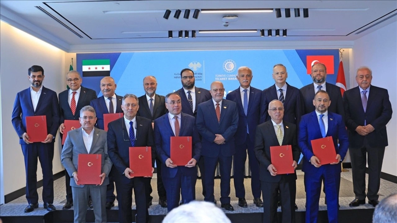 Türkiye-Suriye İş Konseyi'nin kurulmasına yönelik mutabakat zaptı imzalandı