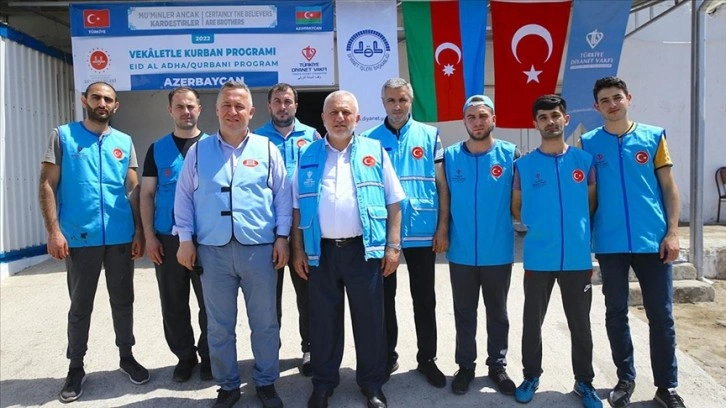 Türkiye'den Azerbaycan'a kurban yardımı
