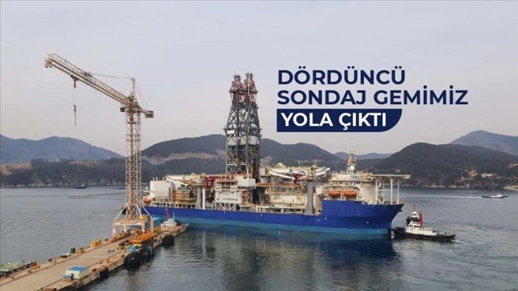 Türkiye'nin dördüncü sondaj gemisi yola çıktı