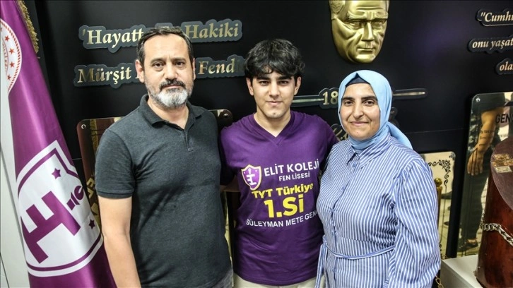 TYT birincisi Süleyman Mete Genç'in hedefi bilgisayar mühendisliği