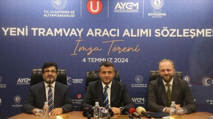 Ulaştırma ve Altyapı Bakanlığı Samsun'a 10 tramvay alacak