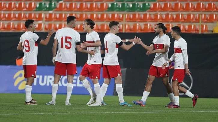 Ümit Milli Futbol Takımı, Kosova'yı hazırlık maçında 4-2 mağlup etti