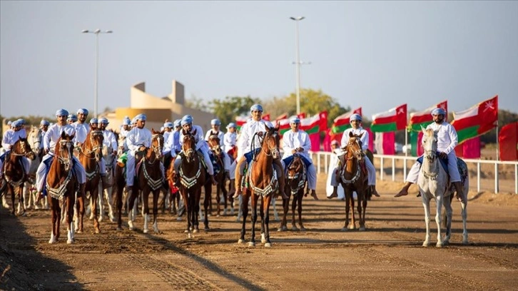 Ummanlıların nefesleri kesen kültürel mirası geleneksel at biniciliği festivali büyük ilgi görüyor