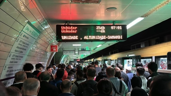 Üsküdar-Samandıra Metrosu'nda teknik arıza