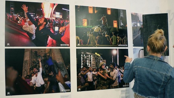 Üsküp'te Demokrasi Zaferi Fotoğraf Sergisi açıldı