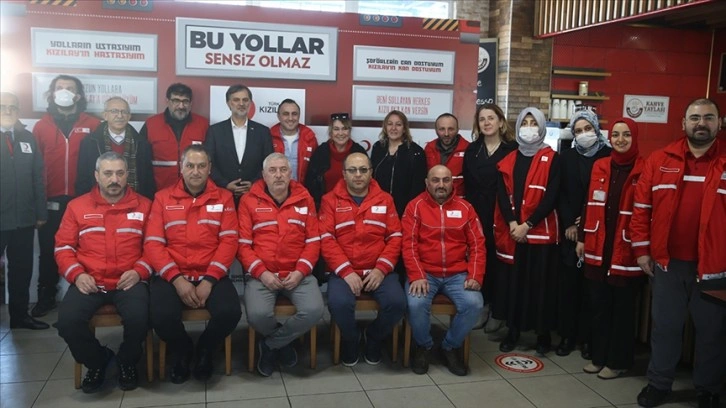 Uzun yol şoförleri afetlerde Türk Kızılayın 'gönüllü ortağı' olacak