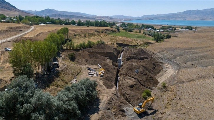 Van'da yapımına başlanan yer altı barajıyla su kaybı önlenecek