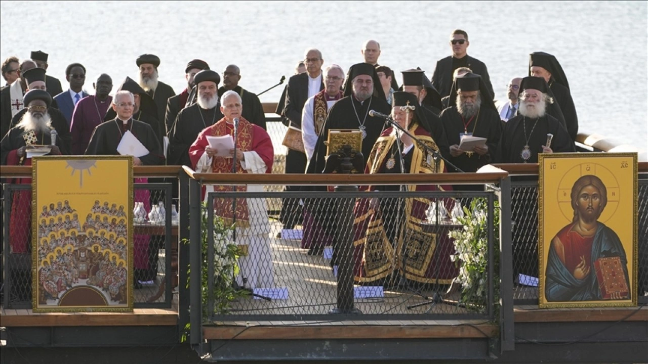 Vatikan Devlet Başkanı Papa 14. Leo, İznik'te düzenlenen ayine katıldı
