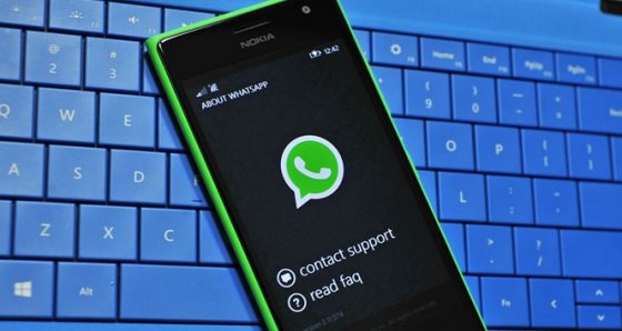 Windows Phone için WhatsApp güncellemesi