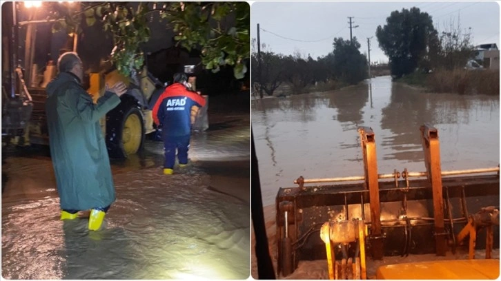Yalova'da yağış nedeniyle mahsur kalan 10 kişi kurtarıldı