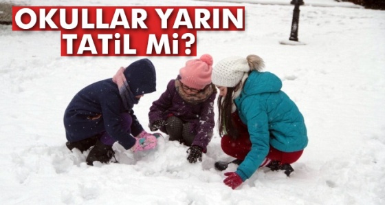 Yarın okullar tatil mi? 16 Şubat Perşembe son dakika tatil açıklamaları