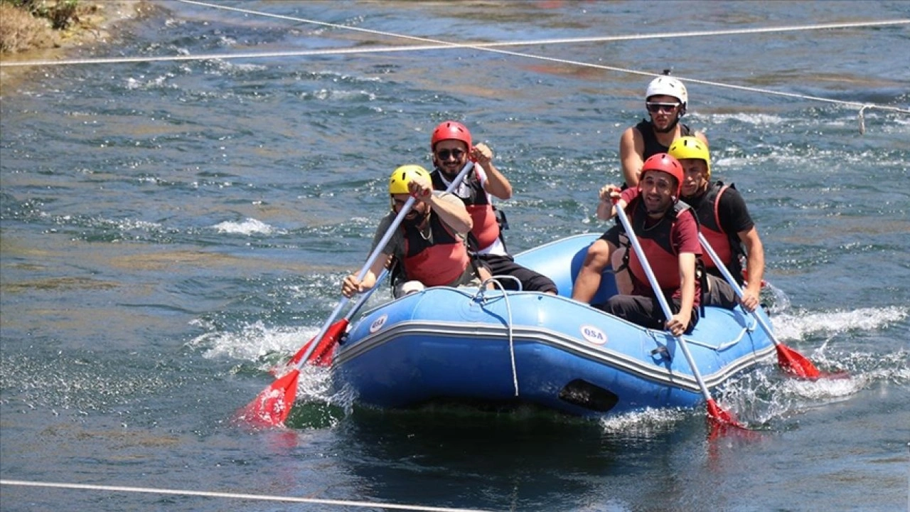 Yozgat'taki Çekerek Rafting Parkuru doğaseverleri ağırlıyor