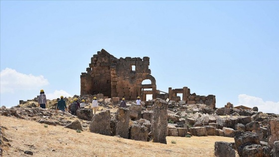 Zerzevan Kalesi'nin 1800 yıllık girişi bulundu