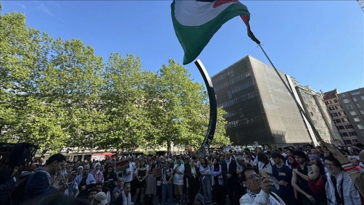 Zürih Üniversitesinde Filistin'e destek eylemi yeniden başladı