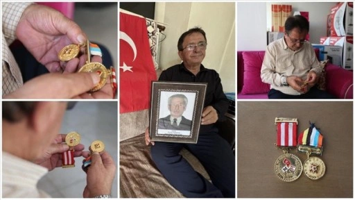105 yaşında vefat eden Kore gazisinin yanından ayırmadığı madalyaları oğluna emanet