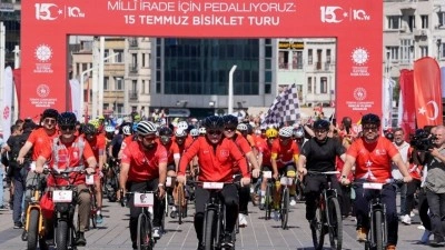 15 Temmuz Bisiklet Turu, İstanbul'da d&uuml;zenlendi