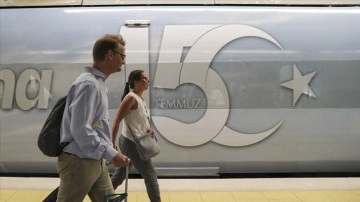 15 Temmuz Demokrasi ve Milli Birlik Treni İstanbul'a geldi