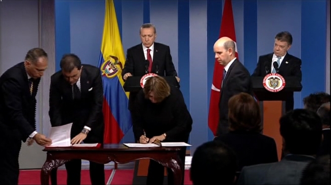Erdoğan ve Santos ikili anlaşmaları imzaladı