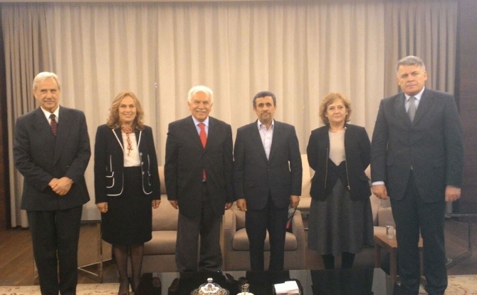 Suriye Heyeti, Esad öncesi Ahmedinejad ile görüştü