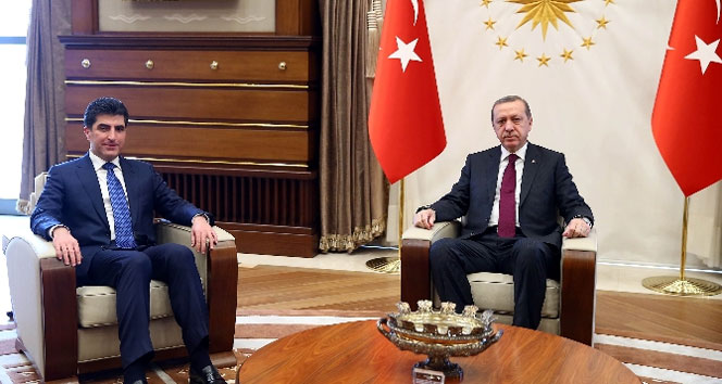 Erdoğan, Neçirvan Barzani’yi kabul etti