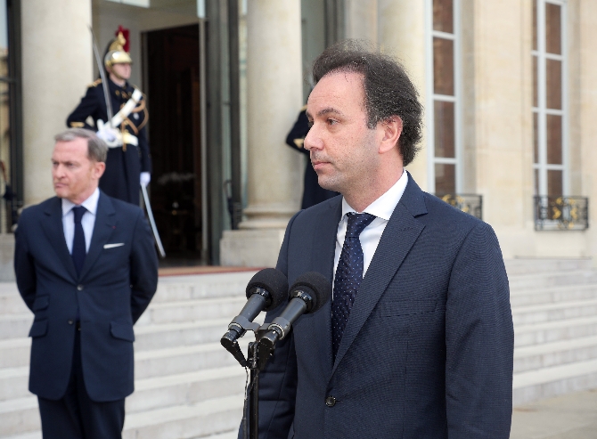 Suriye muhalefet lideri Halid Hoca, Elysee Sarayı’nda Hollande ile görüştü