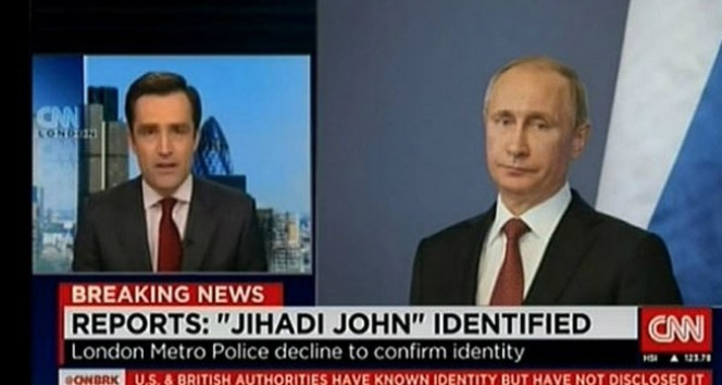 IŞİD militanı John yerine Putin’in fotoğrafını yayınlayan CNN’den özür