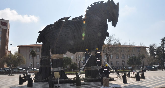 Truva Atı bakıma alındı