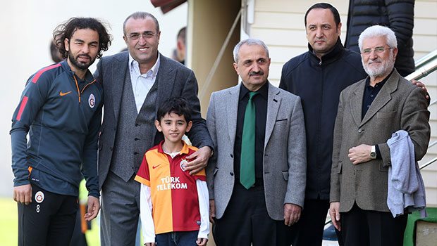 Şehit savcı Kiraz'ın oğlu Galatasaray antrenmanında