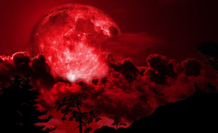 İşte, ’Kanlı Ay’ tutulmasından fotoğraflara yansıyanlar