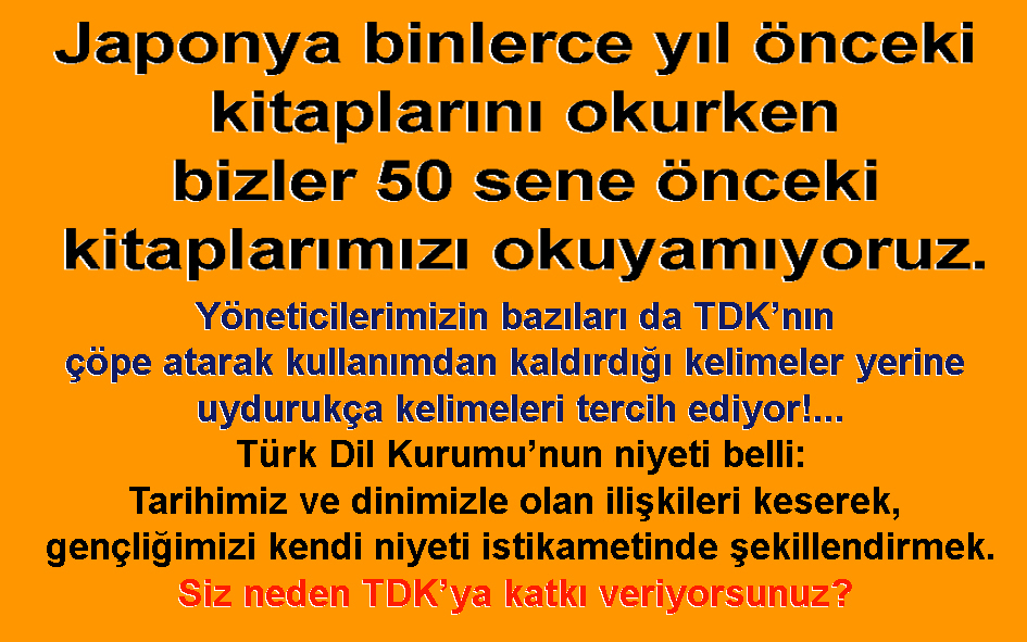 Türkçe TDK tarafından fakirleştiriliyor!