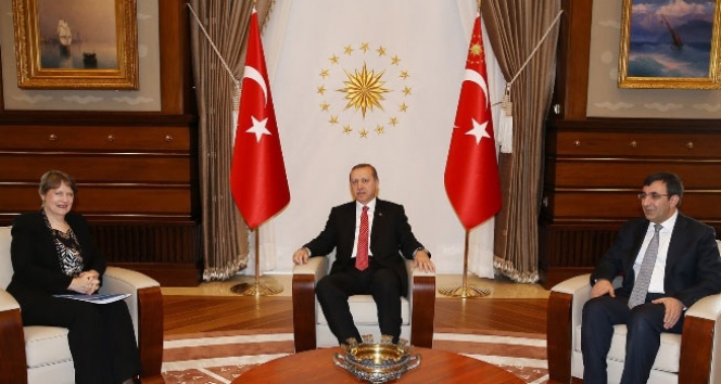 Erdoğan BM heyetiyle görüştü