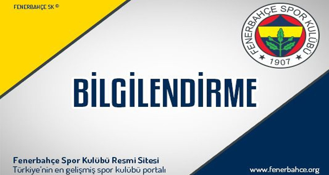 Fenerbahçe Yönetimi basın açıklaması yapacak