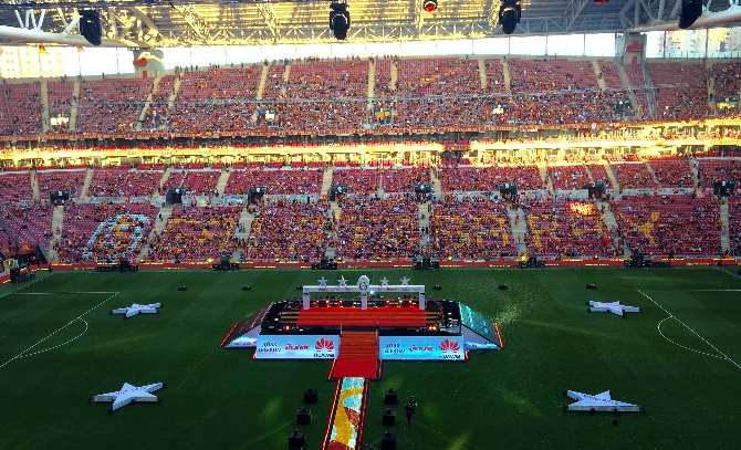 Galatasaray, Arena'da şampiyonluk coşkusu dorukta