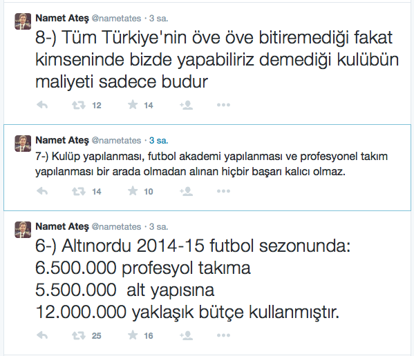 Cumhuriyet&#039;in ilk kulübü ALTINORDU, hiç reklam geliri olmadan kendi bütçesi ile sezonu tamamlıyor!