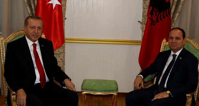 Cumhurbaşkanı Erdoğan Arnavut mevkidaşı ile görüştü