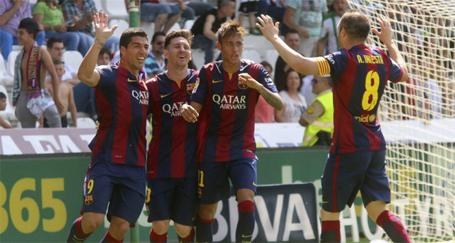 Messi, Neymar ve Suarez gole doymuyor