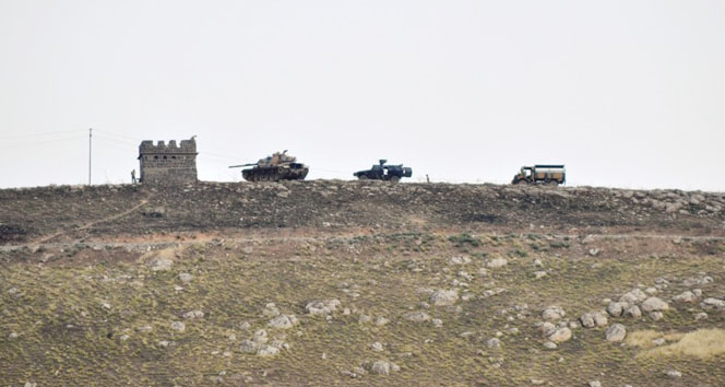 Cizre’de Suriye sınırına tanklar konuşlandırıldı