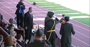 Erdoğan, Kara Harp Okulunun mezuniyetinde