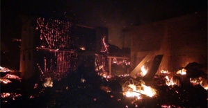 Bolu’da 1 köy alev alev yandı!